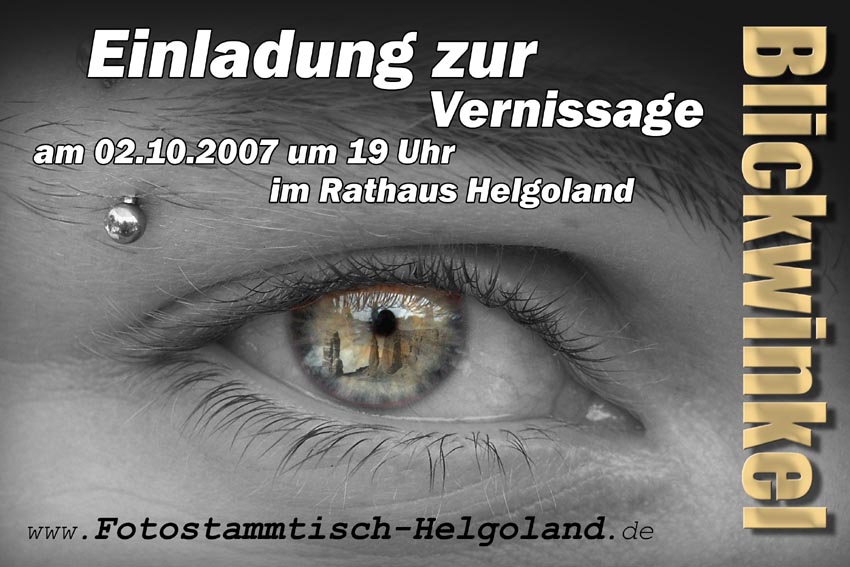 Fotoausstellung Helgoland - Die Einladung