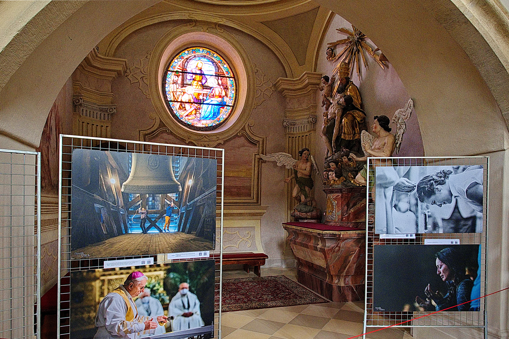 Fotoausstellung in der Kirche