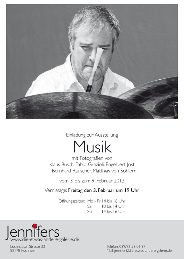 Fotoausstellung Musiker in Puchheim