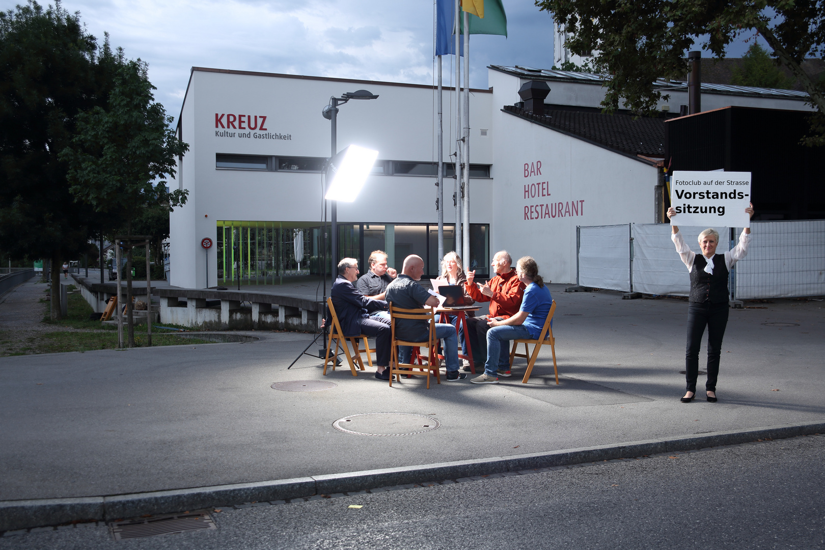 Fotoclub auf der Strasse: Vorstandssitzung