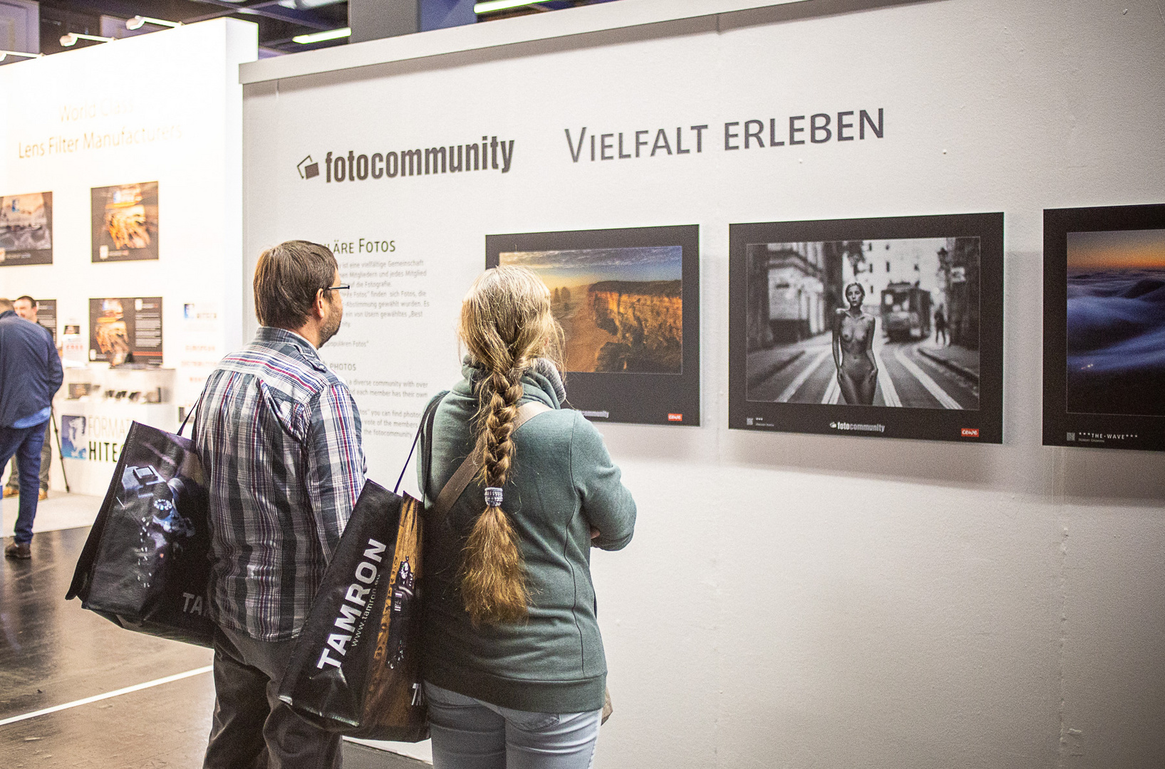 fotocommunity-Ausstellung in Halle 2.2 auf der photokina 2018