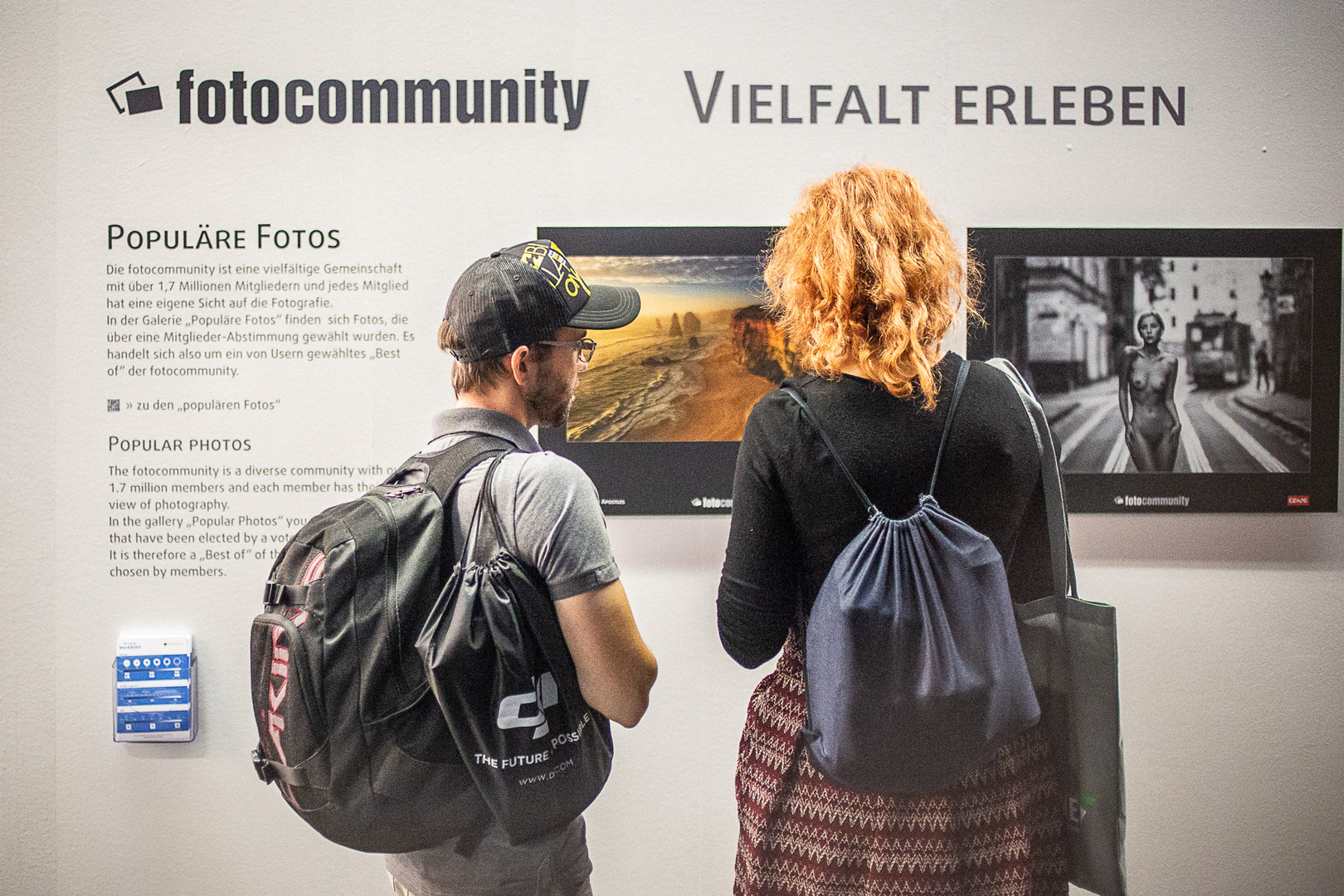 fotocommunity-Ausstellung in Halle 2.2 auf der photokina 2018