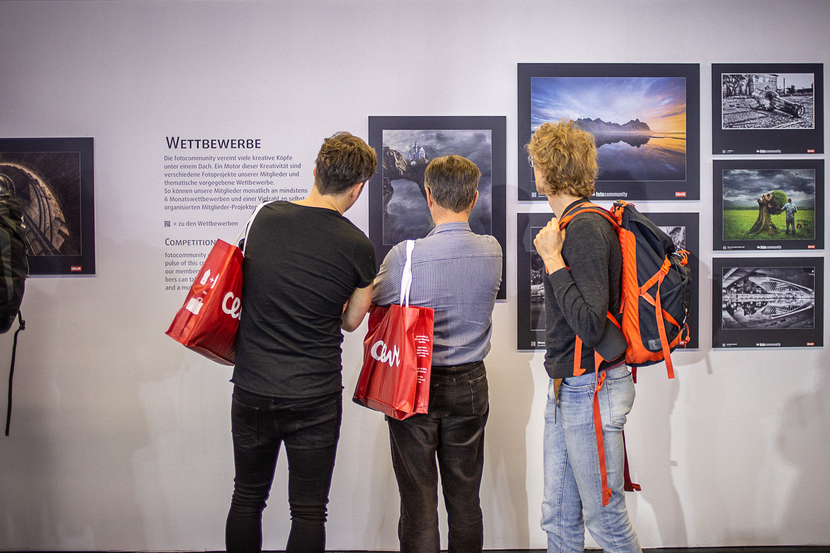 fotocommunity-Ausstellung in Halle 2.2 auf der photokina 2018