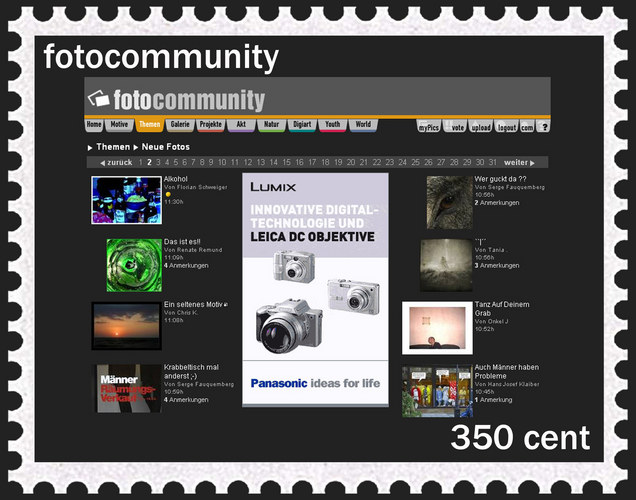 fotocommunity jetzt auch mit werbung ;-)