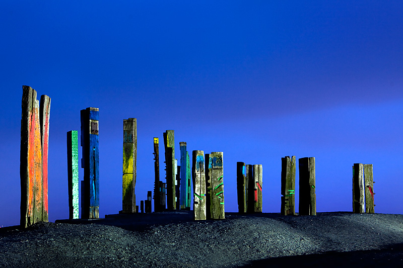 Fotoexpedition Abenteuer Ruhrgebiet - Landmarke Halde Haniel - Totems - Bottrop