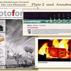 fotoforum AWARD mit zwei preisgekürten Bildern