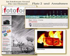 fotoforum AWARD mit zwei preisgekürten Bildern