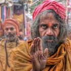 Fotoglück mit Guru in Varanasi