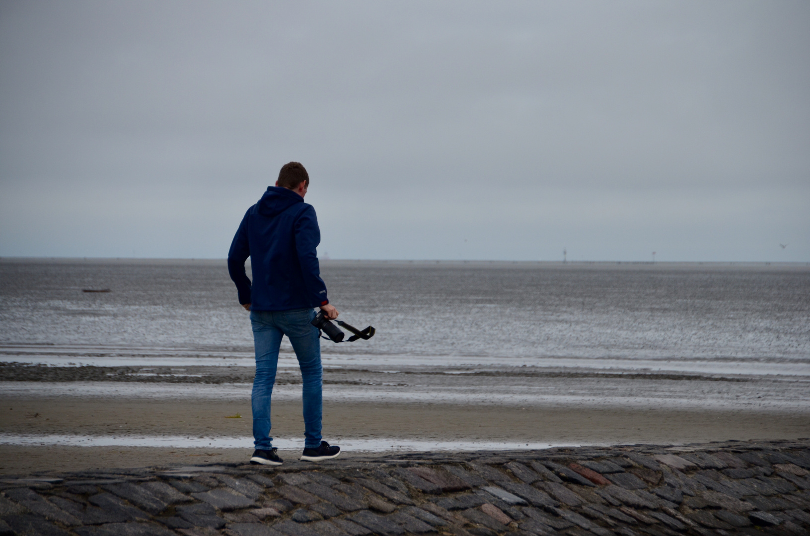 Fotograf an der Nordsee