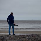 Fotograf an der Nordsee