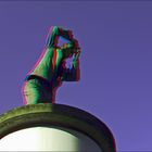 Fotograf auf Litfaßsäule (3D)