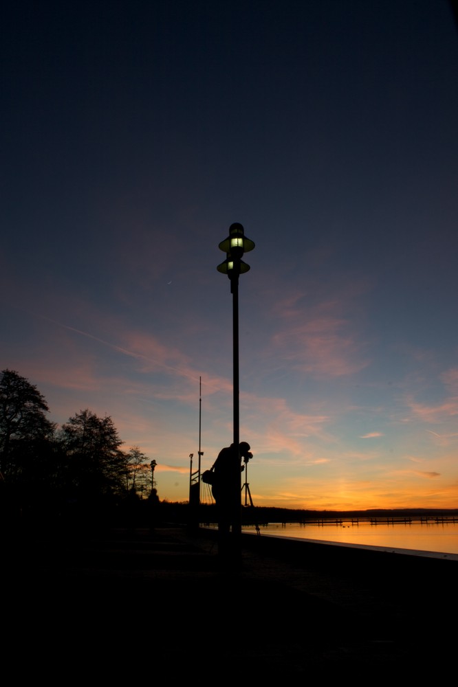 Fotograf bei der Arbeit