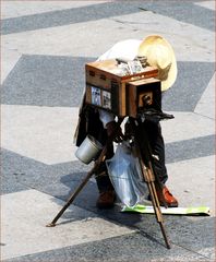 Fotograf bei der Arbeit