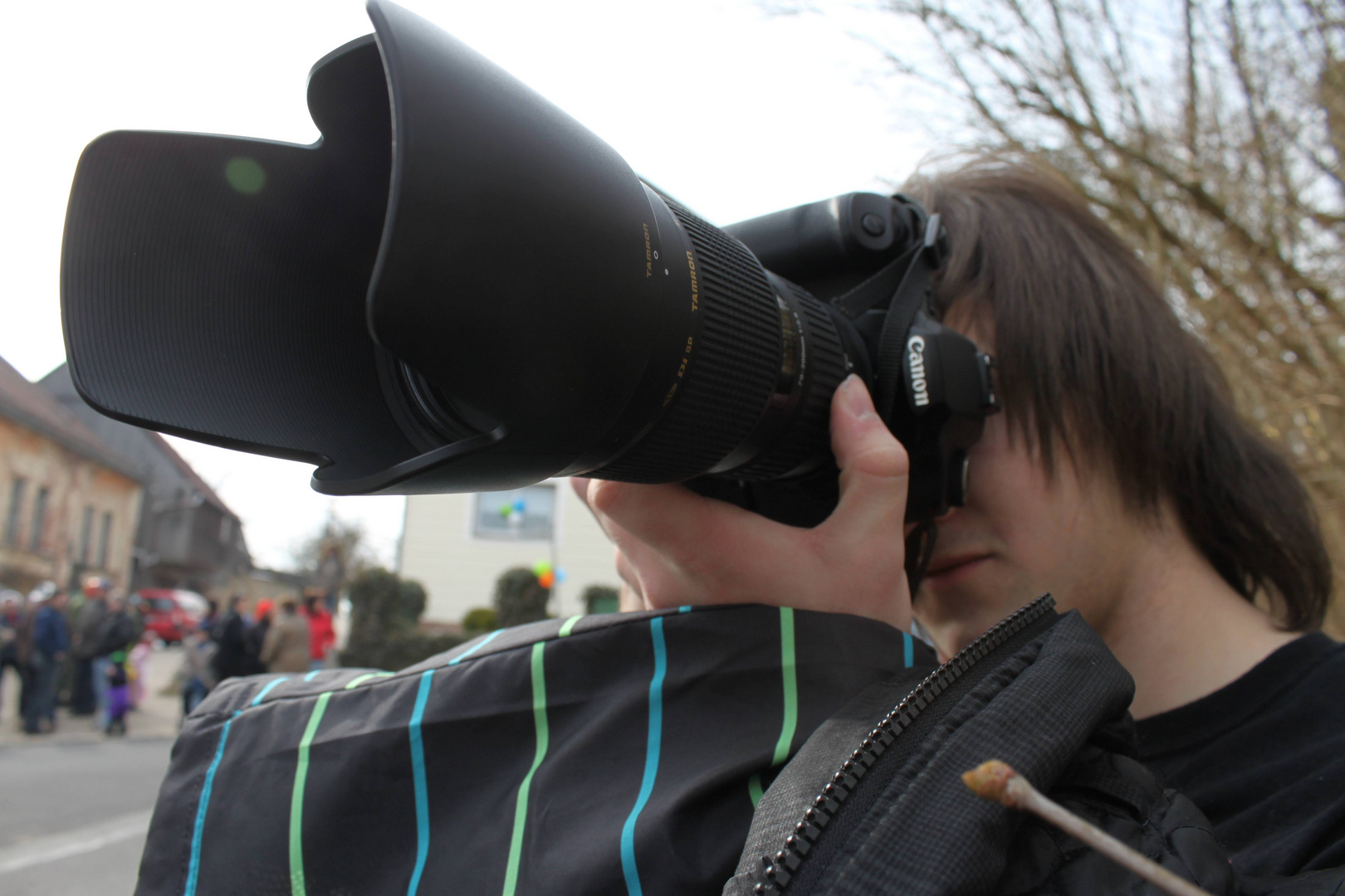 Fotograf bei der Arbeit