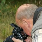 Fotograf beim Fotografieren....