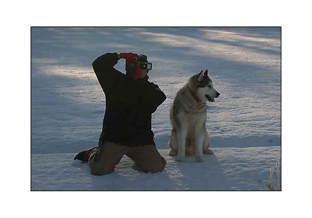 Fotograf beim fotografieren von Fotografen fotografiert.