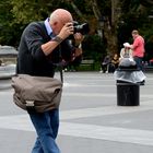 Fotograf im Washington Square Park