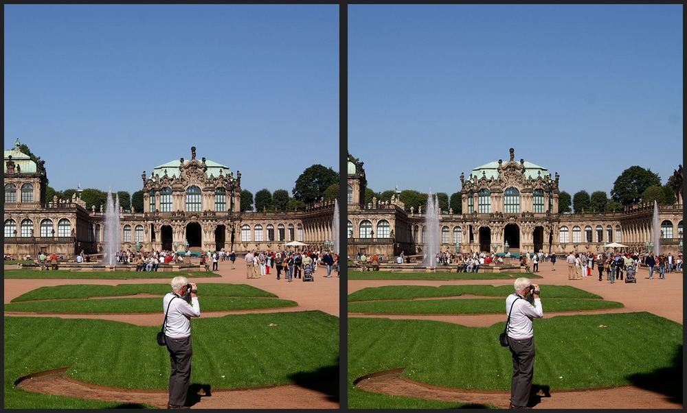 Fotograf im Zwinger