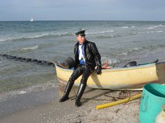 Fotograf Robert Ott mit Freund Daniel ( Insel Hiddensee )