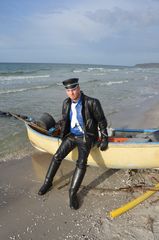 Fotograf Robert Ott mit Freund Daniel ( Insel Hiddensee )