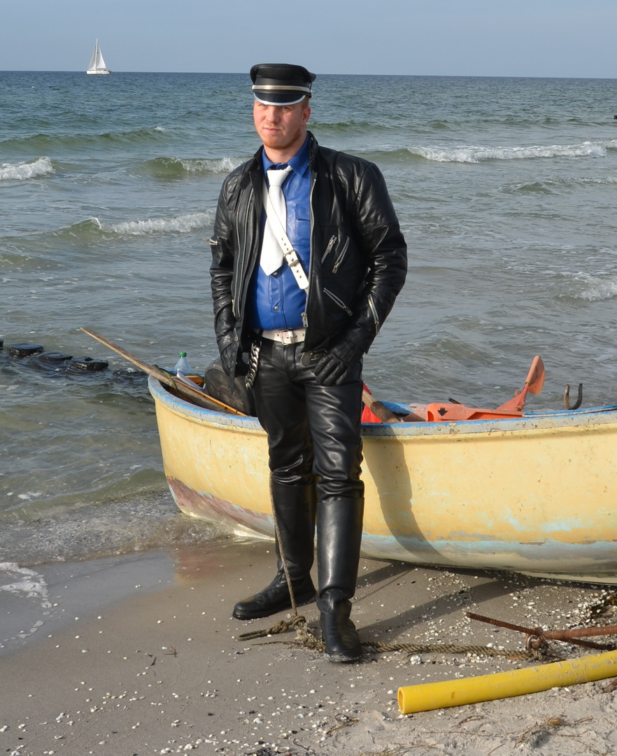 Fotograf Robert Ott mit Freund Daniel ( Insel Hiddensee )