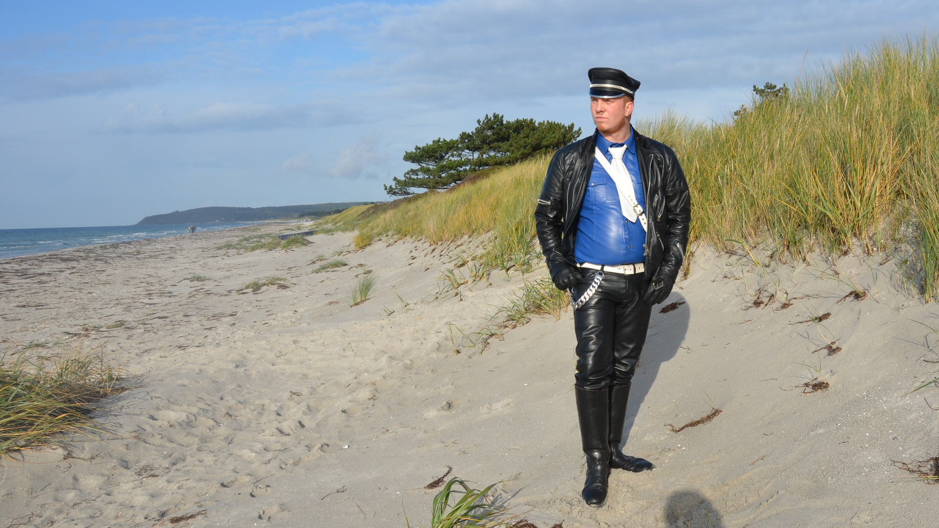 Fotograf Robert Ott mit Freund Daniel ( Insel Hiddensee )