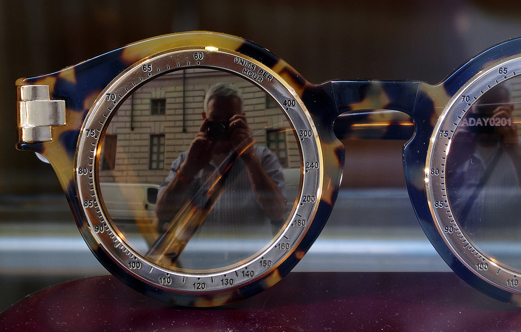 fotografando occhiali