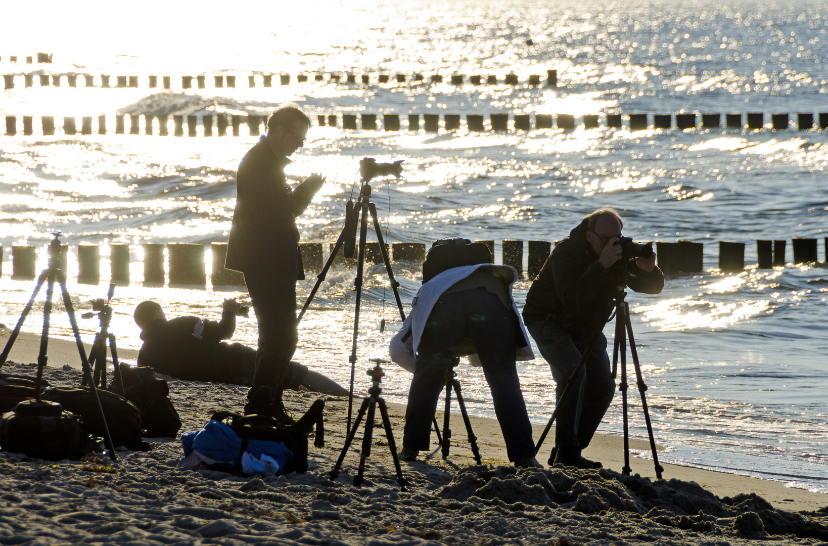 Fotografen am Strand, Zingst 2013 Pict.3