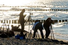 Fotografen am Strand, Zingst 2013 Pict.3