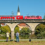 Fotografen an der Vils-Brücke