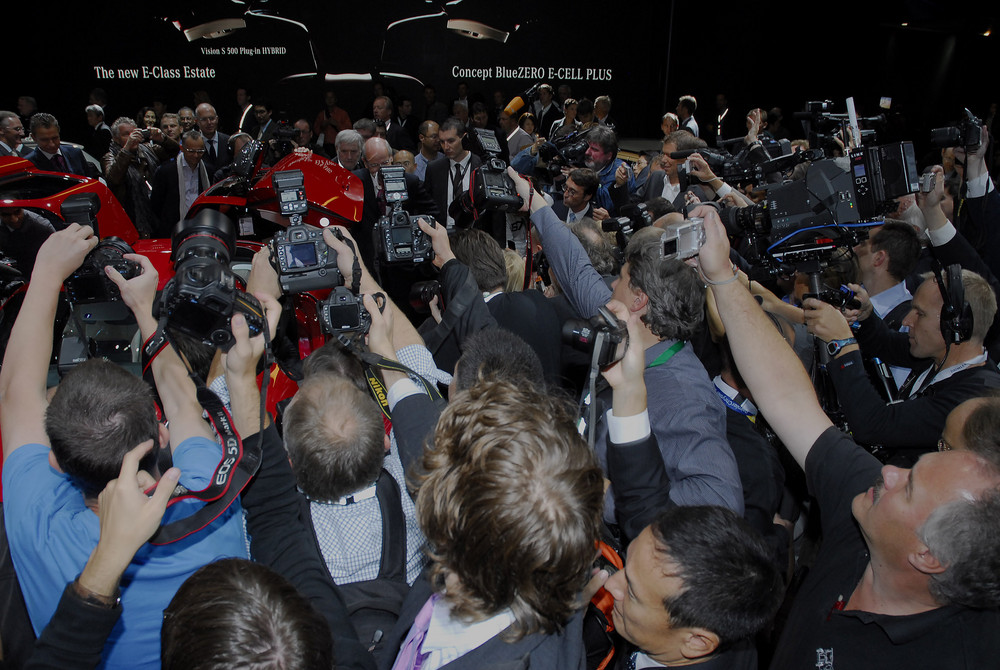 Fotografen auf der IAA