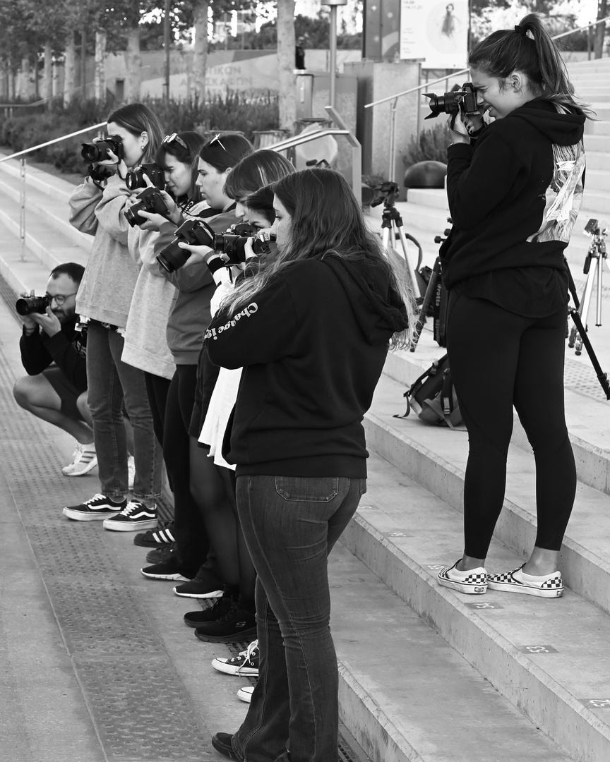 Fotografen bei der Arbeit