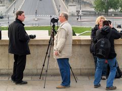 Fotografen bei der Arbeit - war da nicht eben noch der Eiffelturm?