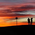 Fotografen beim Sonnenuntergang