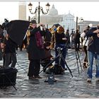 Fotografen im "Kampf" um den besten Standpunkt