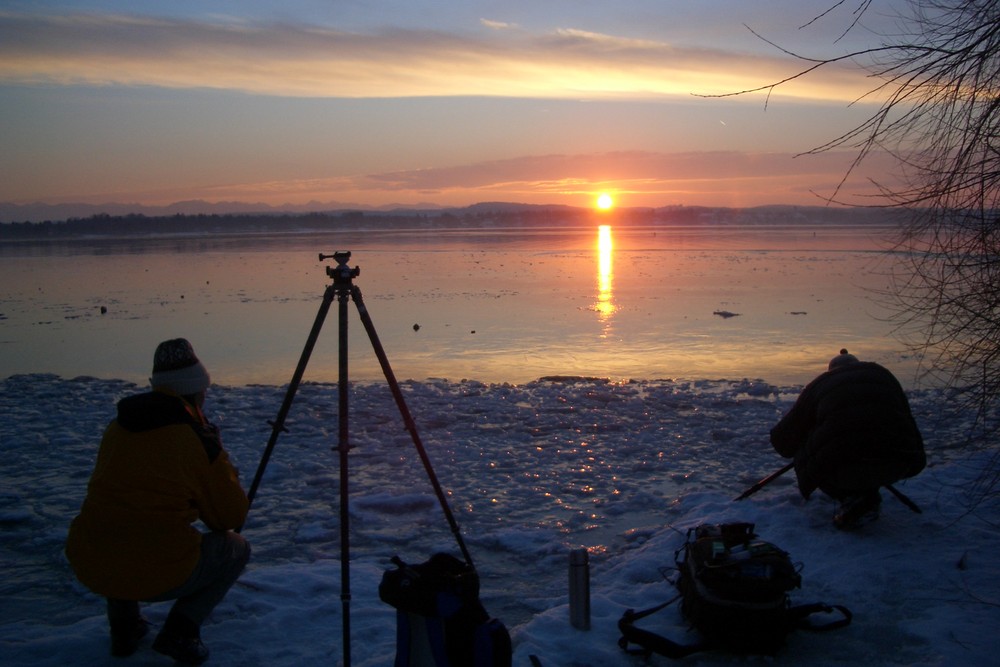 Fotografen im Winter