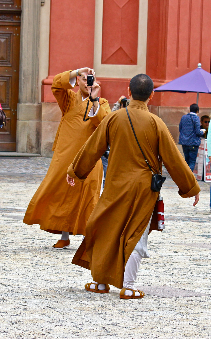 Fotografen und Touristen