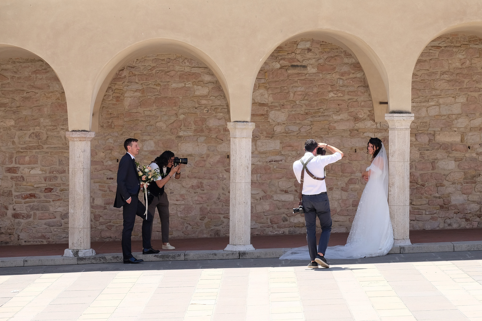 Fotografi al lavoro