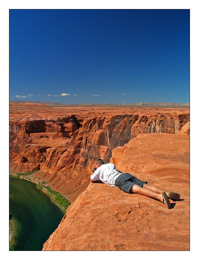 Fotografieren am Horseshoe Bend