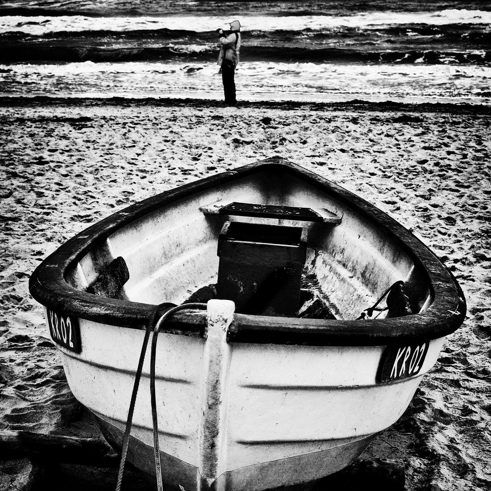 Fotografieren am Strand ...