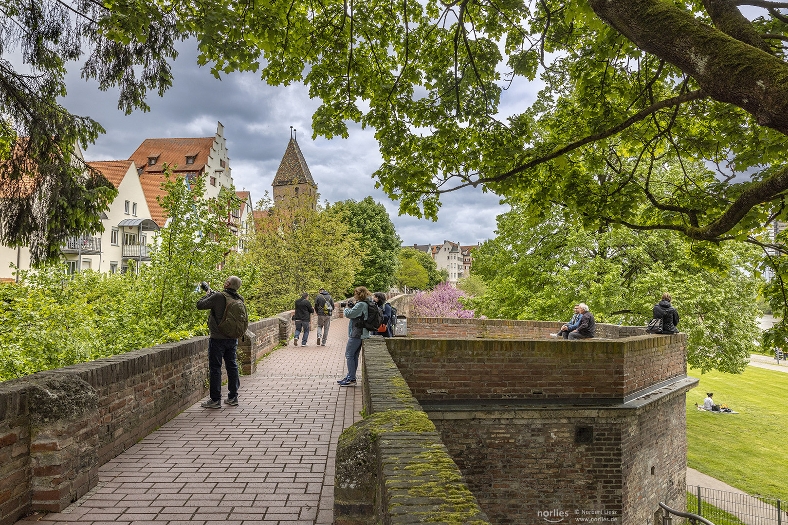 Fotografieren auf der Stadtmauer