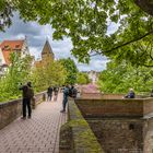 Fotografieren auf der Stadtmauer