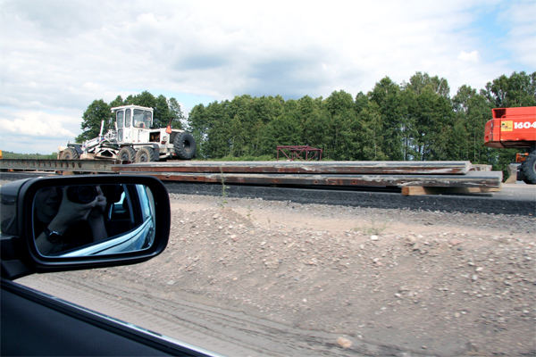 Fotografieren aus dem Auto ist nicht leicht ;-)