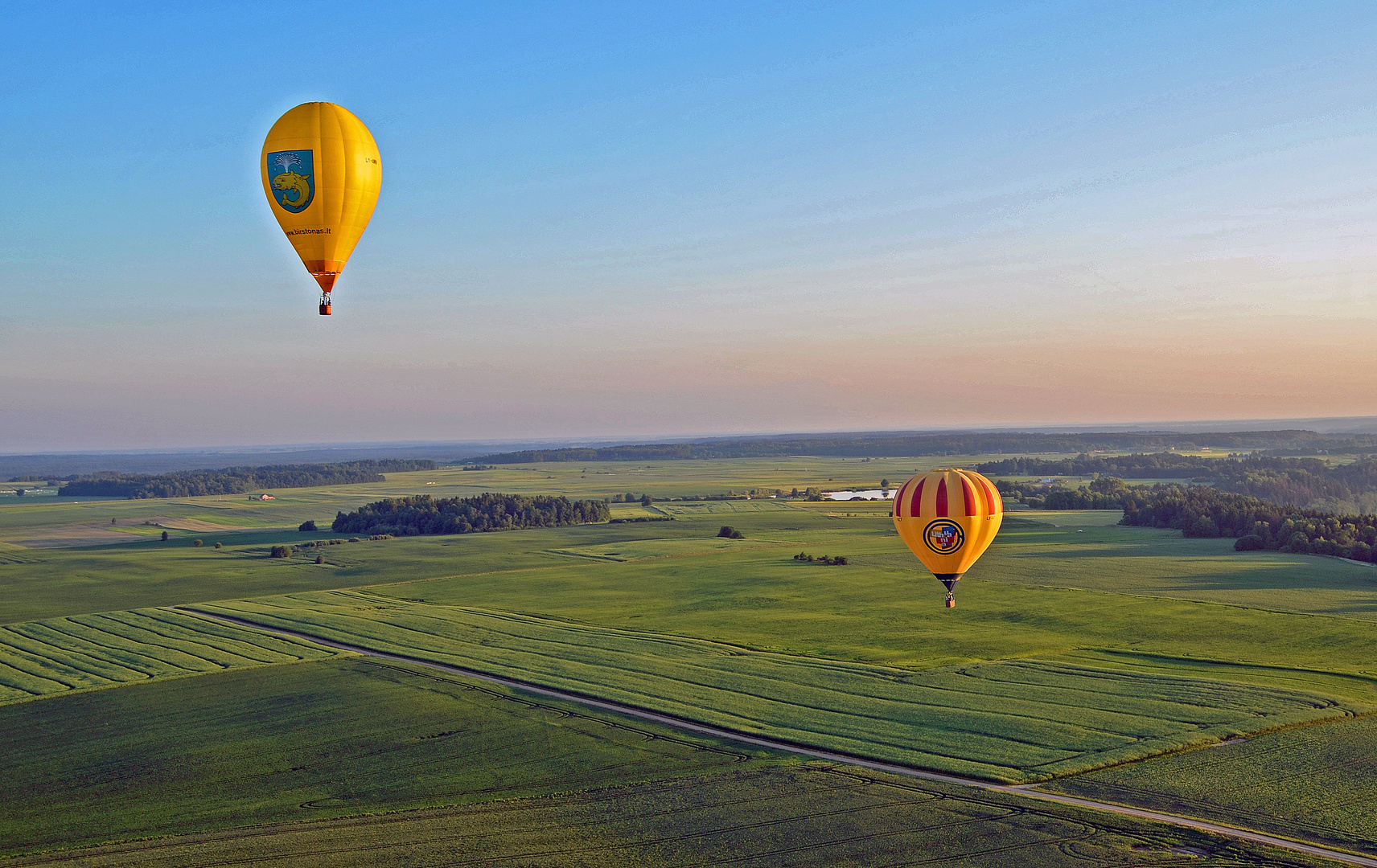 Fotografieren aus dem Luftballon