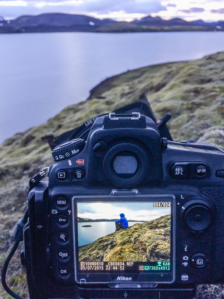 Fotografieren bei Landmannalaugar