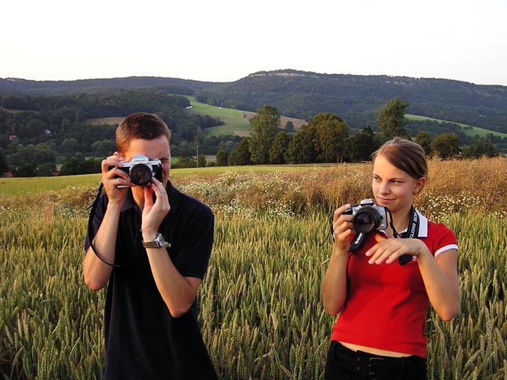 Fotografieren und fotografiert werden!