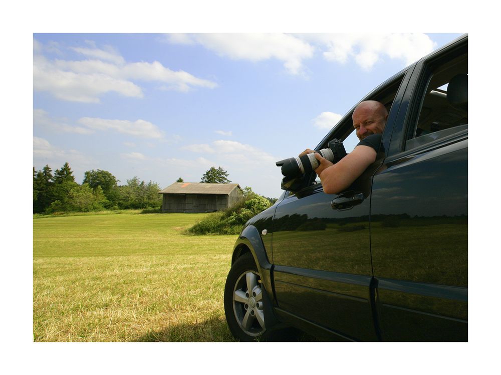 fotografiert aussem auto....