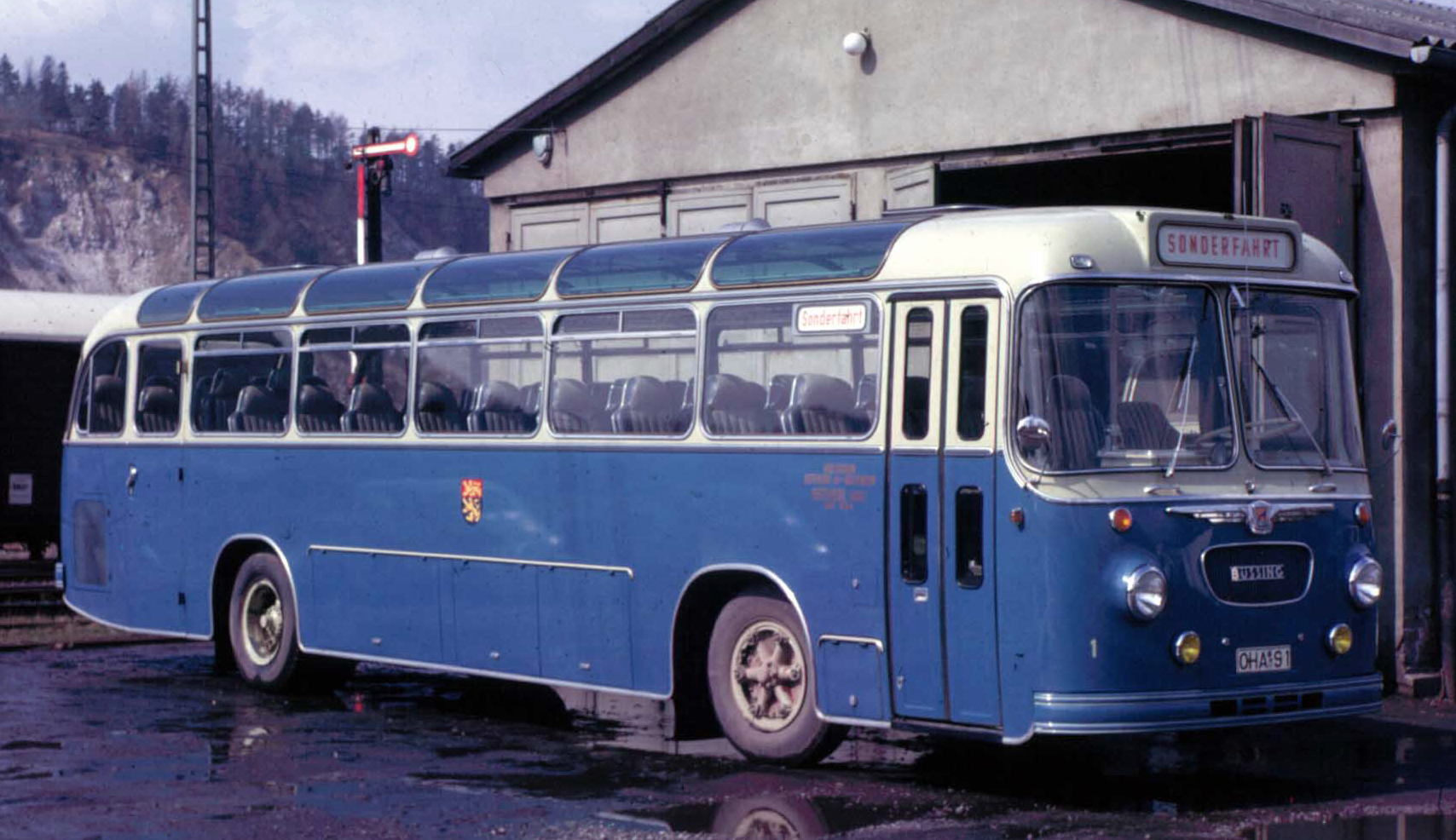 Fotografiert in den 60er Jahren auf dem Gelände der Kreisbahn Kreiensen- Osterode. 