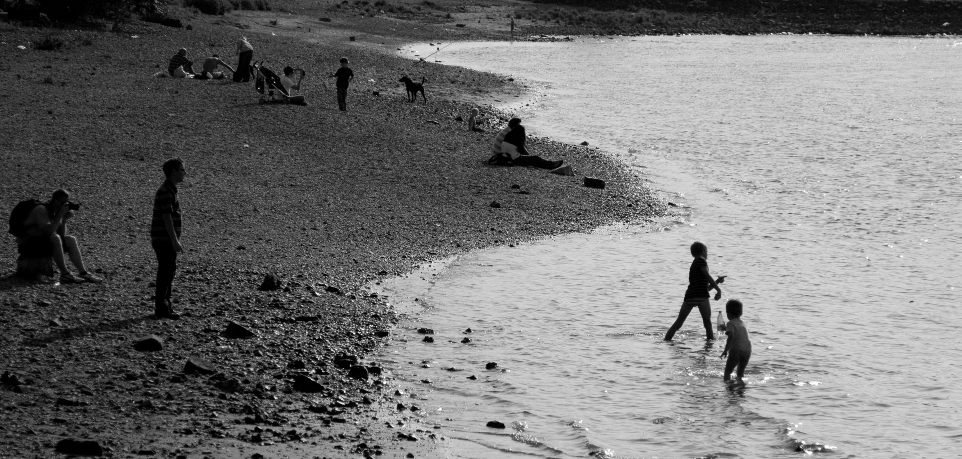 Fotografin am Rhein