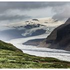 Fotografin an Gletscher